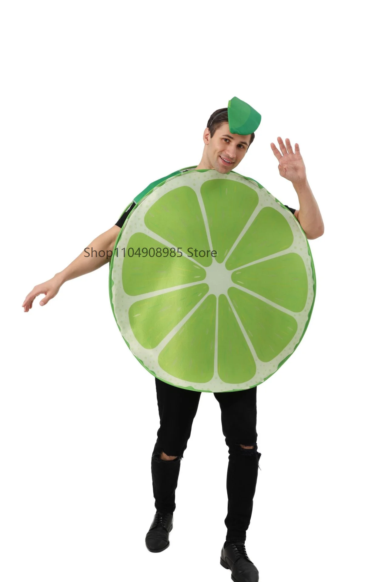 AO1 Women Men Adult Cosplay Green Lemon Costume Carnival Party Halloween Cosplay Costume Perform Costumes