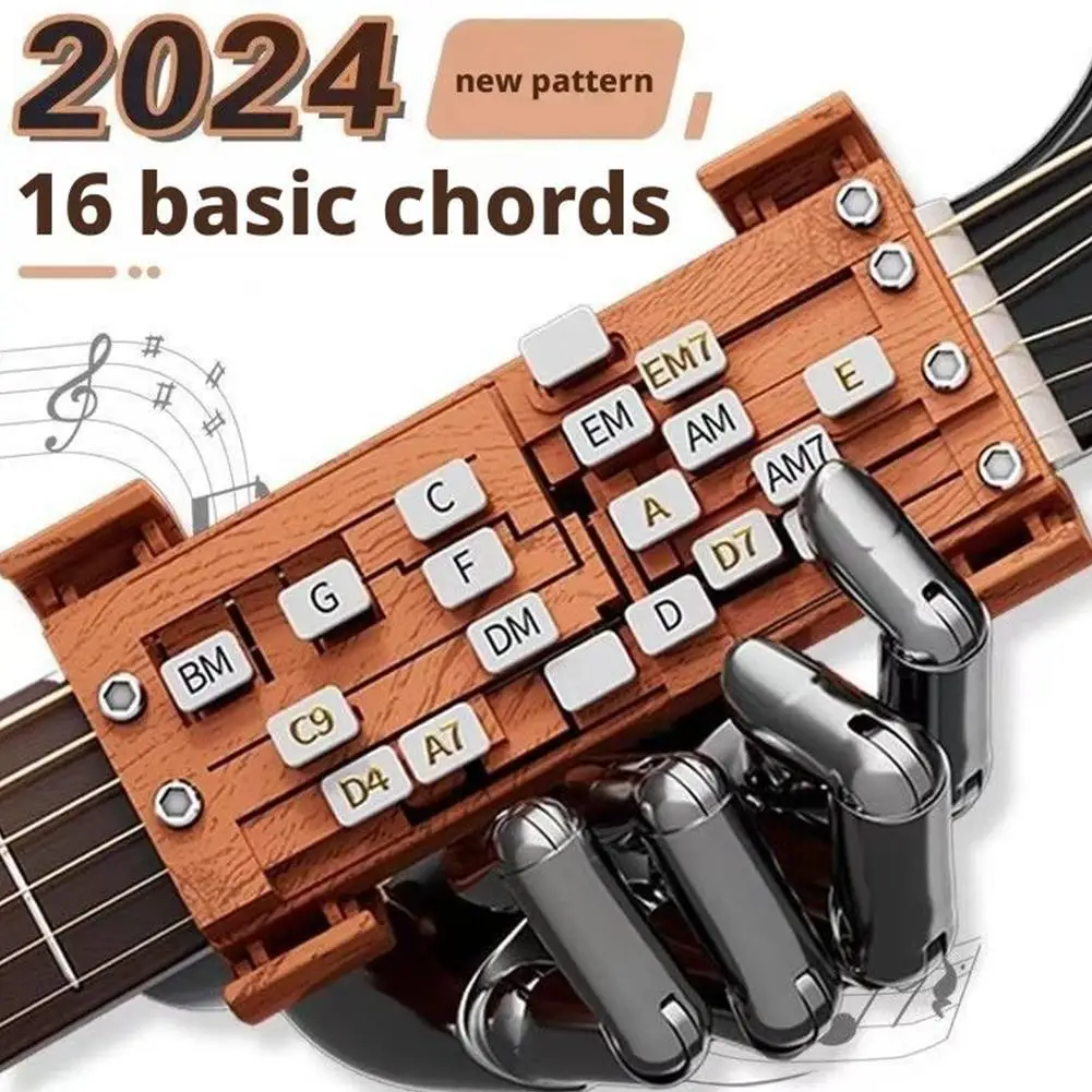 Guitar Aid Chords Portable Guitar Learning System Teaching Beginner Trainer Practice Tools For Beginners Friends Family Adults