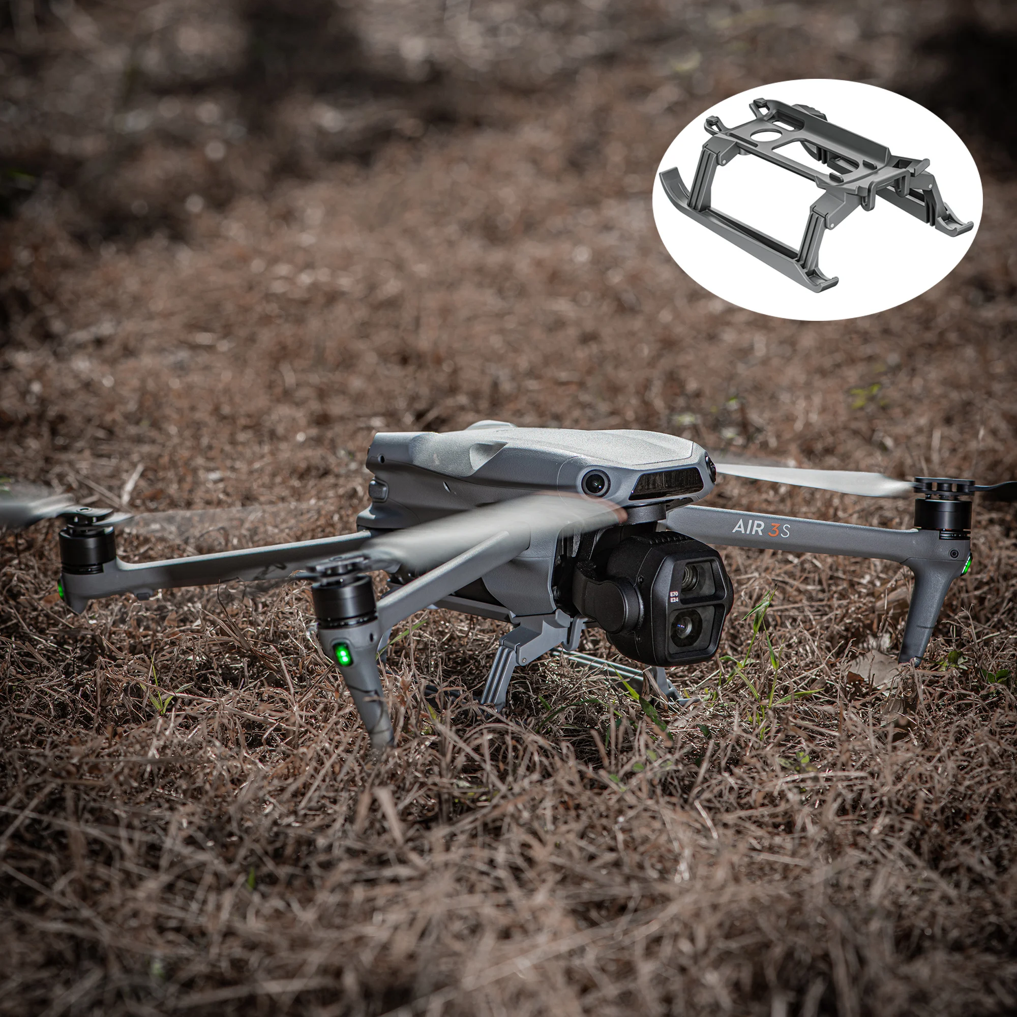 ขาตั้งกล้องพับได้ DJI Air 3/3S แข็งแรง ปลอดภัย ใช้งานง่าย