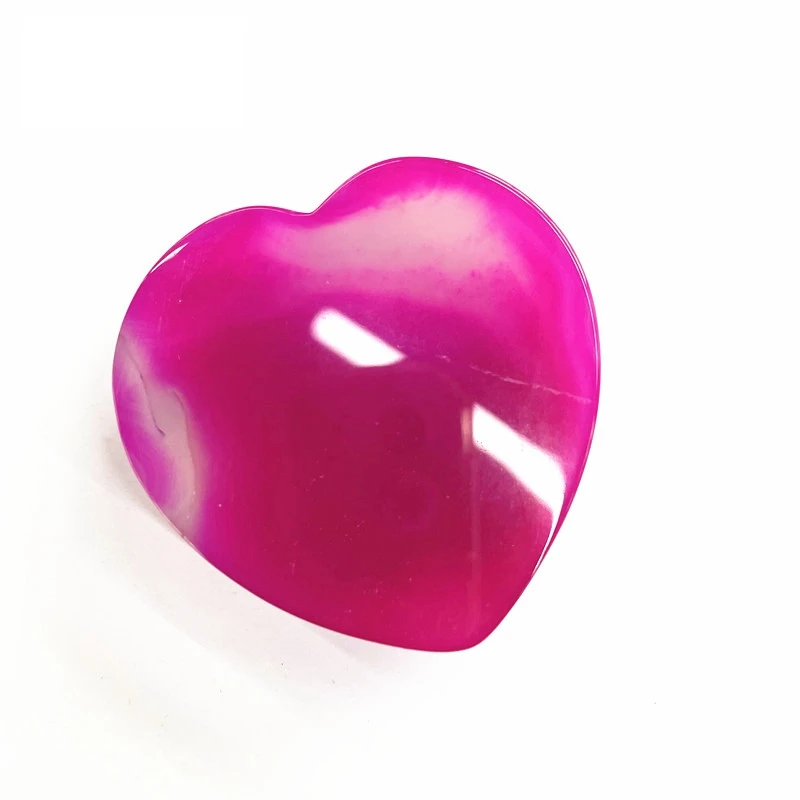 10Pcs Heart Shaped Real Agate Stone Cell Phone Holder Stand Bracket Natural Stone Lazy Phone Stand