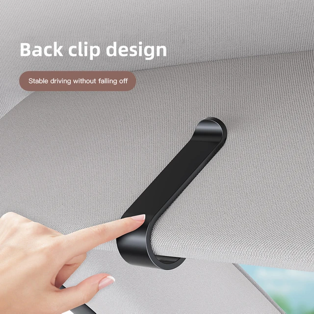 Car Sun Visor Glasses Holder Clip 5