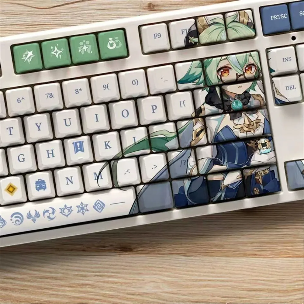 anime keycap teclado mecânico para cereja mx