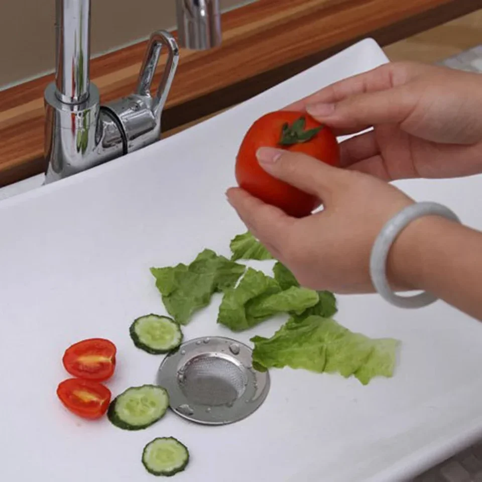 Raccoglitore Di Capelli Per Doccia In Acciaio Inox – Filtro Antiotura Per Vasca E Lavandino (68 Mm)
