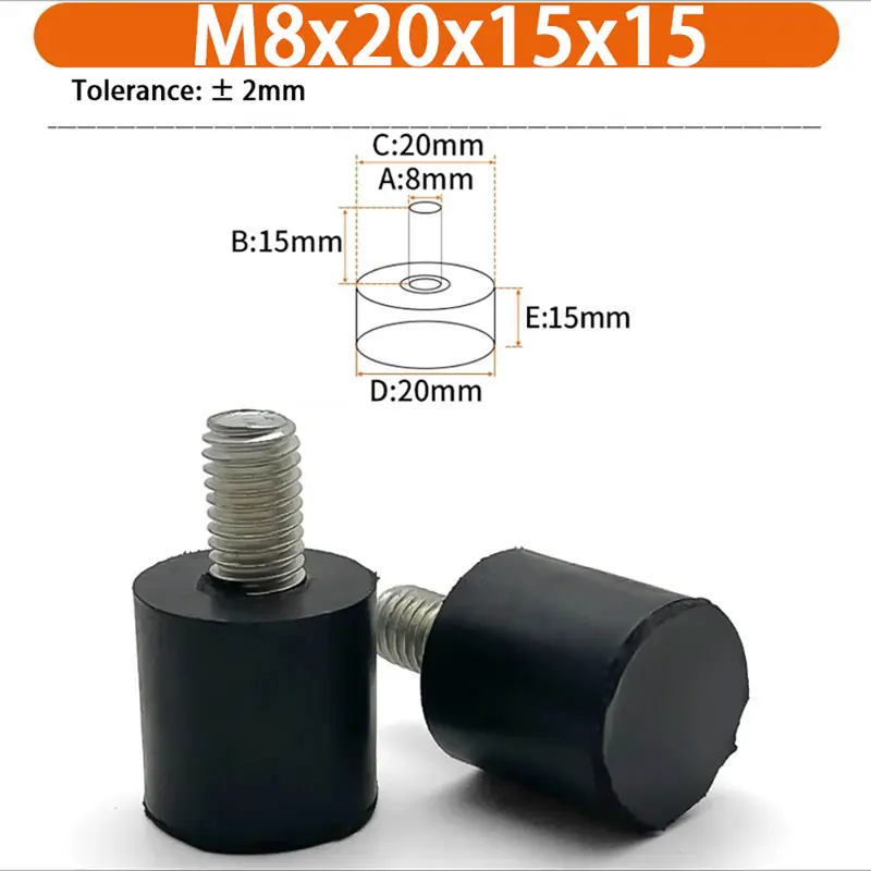M6 M8 M10 Rubber Adjustable Feet Pad Feet Pad With Screw Table Chair Balck Leveling Foot Pad Furniture Leg Anti-shock Protection - Image 32