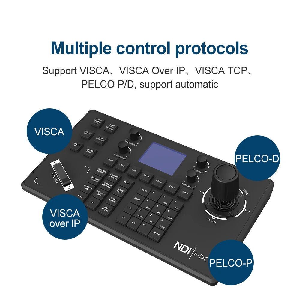 PTZ Controller PoE NDI PTZ Camera Controller 5