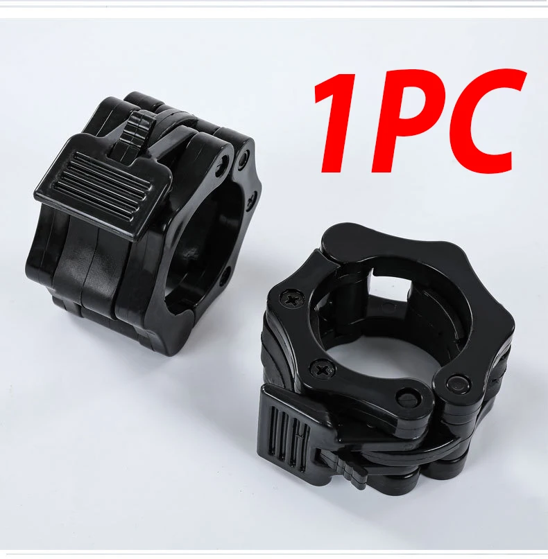 Locking 50mm Diameter Dumbbell Barbell Collars - Weight Lifting Clamp