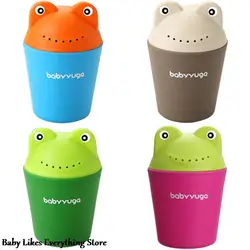 1pc Cute Cartoon Frog Baby Bath Cups Kids Bath Tool Toddle Shampoo Cup bambini Bathing Shower cucchiai bambino lavaggio tazza per capelli