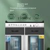 Tqh Luxury Disinfection Cabinet Commercial Catering Restaurant Hotel Cleaning Seasoning Platform Vertical with Water Supply 2