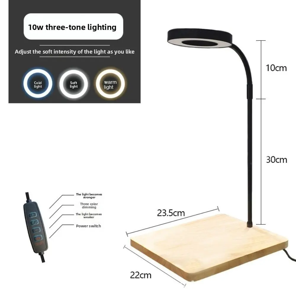 10W Fish Tank LED Lamp Retractable Height Multifunctional Aquarium Landscape Lights Waterproof USB Charging Plant Growth Light