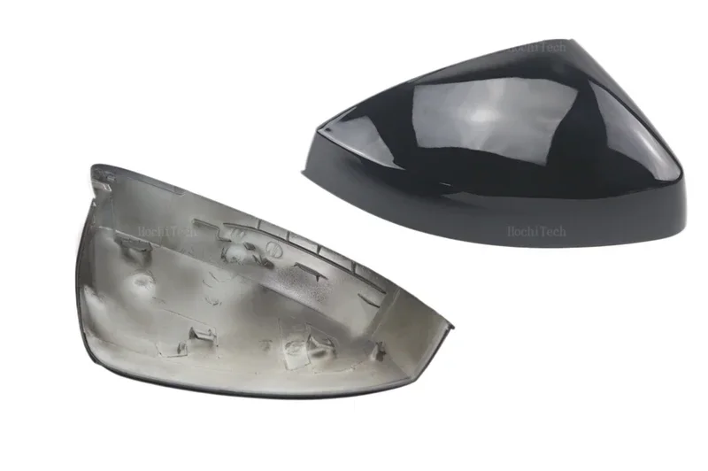 Schwarzes Carbonfaser-Muster, Spiegelabdeckungspaar für Audi A3 S3 8V RS3 2013–2019, seitliche Assist-Kappen, Overlay-Zubehör – Detail 6