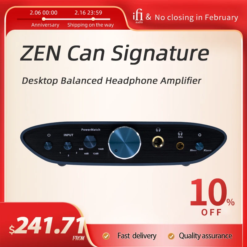 Ifi Zen Can Signature 6Xx \ Hfm \ Mz99 Amplificatore Per Cuffie Bilanciato Da Tavolo Amplificatore Audio Hifi Audiophile Music Power Enhancement