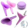 Reusable Silicone Funnel Set 1PC Pink/Purple Silicone Stand Up Pee Funnel with Random Color Storage Box Travel Camping Hotel ZYF