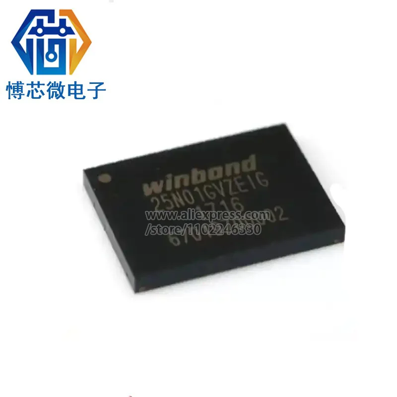 

10PCS W25N01GVZEIG посылка (6,1x8) NAND FLASH Memory Series