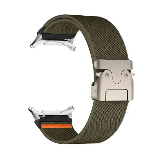 Braided Elastic Nylon Watchband - No-Gap Strap