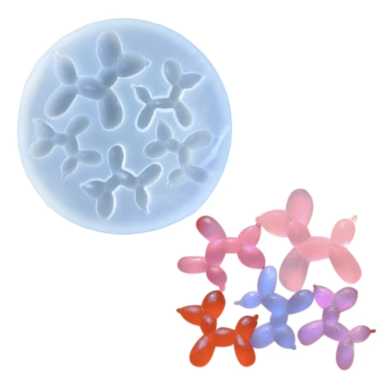 

Resin Jewelry Silicone Mold Animal Balloon Dog Resin Molds Keychain Mold