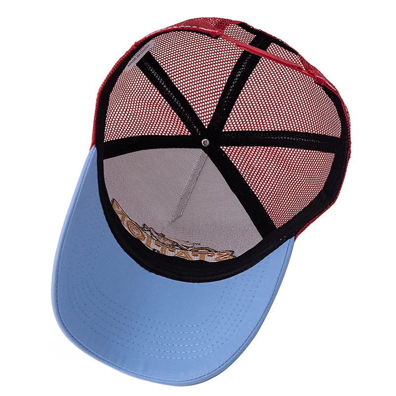 Unisex Mesh Trucker Hat Summer Breathable Cap Embroidery Letter Pattern Streetwear Baseball Cap