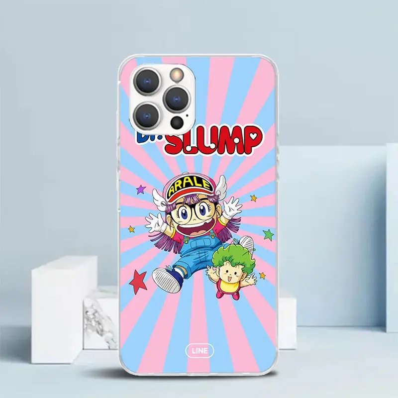 Dr Slump Arale Anime TPU Phone Case with Air Soft Cover