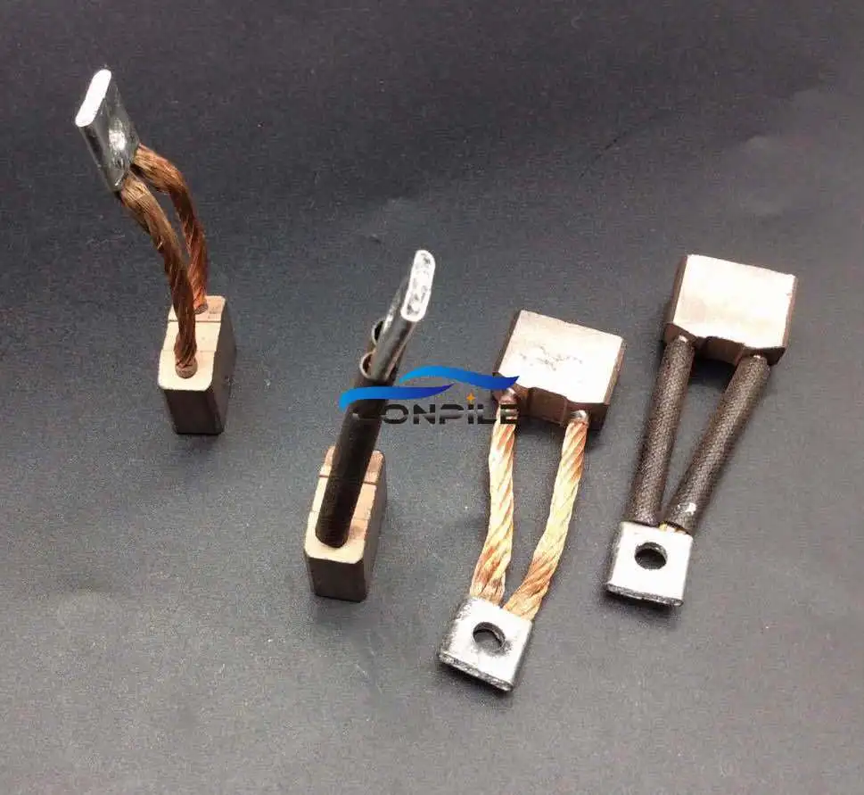 Car Generator Carbon Brush 4pcs 9x19x15mm 212 high copper for agricultural vehicle diesel starter motor