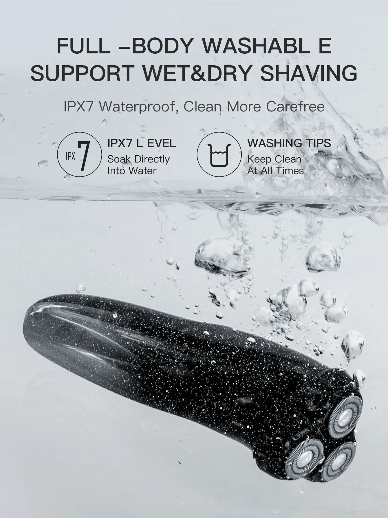 Enchen Electric Shaver 3d Waterproof Razor For Wet And Dry Shave_voghion.com