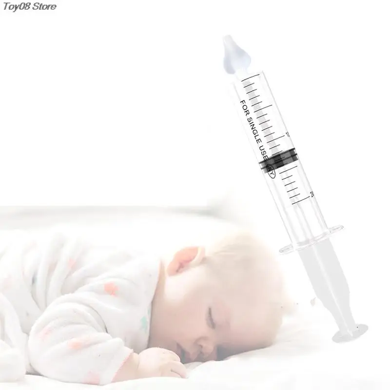 2pcs/Box 10ml 20ml Syringe Baby Nasal Irrigator Portable Infant Nose Cleaner Rinsing Device Soften nasal scab For Kids Children