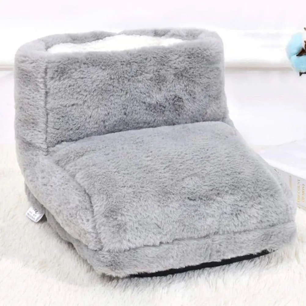 

Electric Foot Warmer Washable Foot Heating Pad USB Charging Home Heater Room Heated Shoes Soft Comfortable for Winter