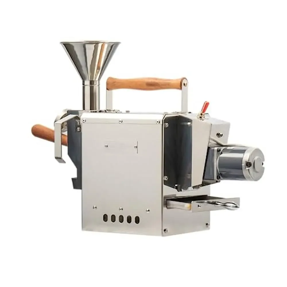 KALDI WIDE Home Coffee Gas Roaster 300g Capacity with Full Accessories Kit Mesh Plate Flame Arrest Perforated Drum Analog