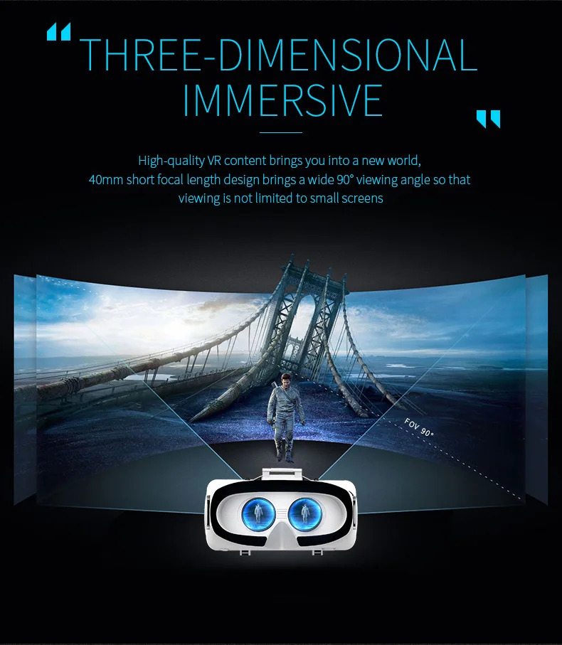 Visore realtà virtuale vr per smartphone occhiali 3d_voghion.com