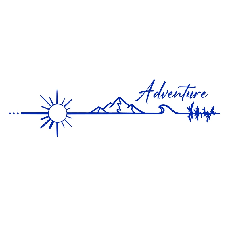 50 Adesivi Impermeabili Per Avventure Outdoor - Escursionismo, Campeggio, Viaggi