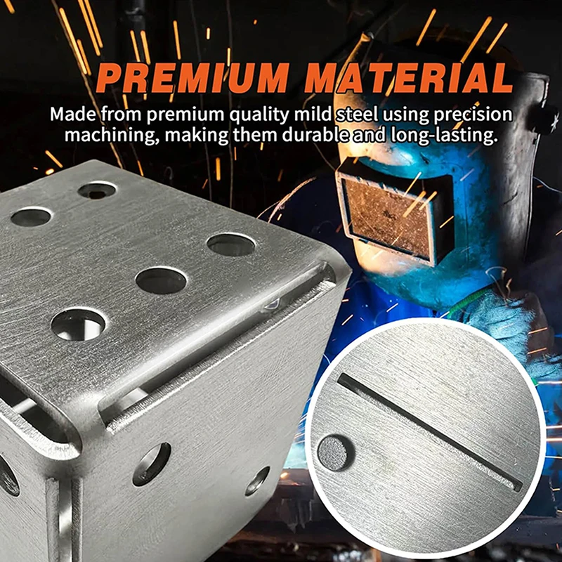 1 PC Welding Kit Dice DIY Cube Stainless Steel Square Welding Plate Training Metal For Beginners TIG MIG Gas Arc Stick