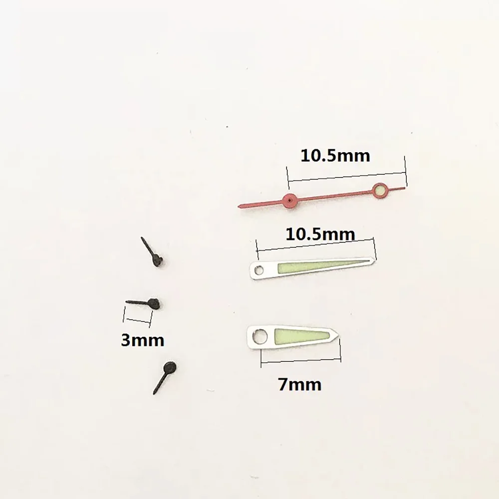 Watch Accessories Movement Hands Suitable for 6P29 Movement Needle with Hour Minute Seconds Hands and Small Three-needle Repair