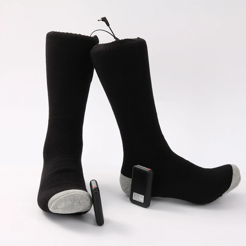 

Winter Warm Outdoor Socks Thermal Socks Heating Socks Elastic Comfortable 3 Modes Adjustable Electric Warm Sock For Hiking