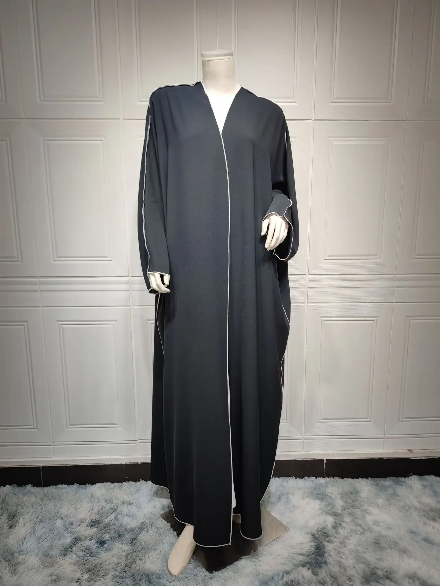 Luxury Black Women Abaya Kimono Oversized Abayas for Muslim Arabic Long Hijab Dress Turkey African Islamic Clothes Kaftan Robe