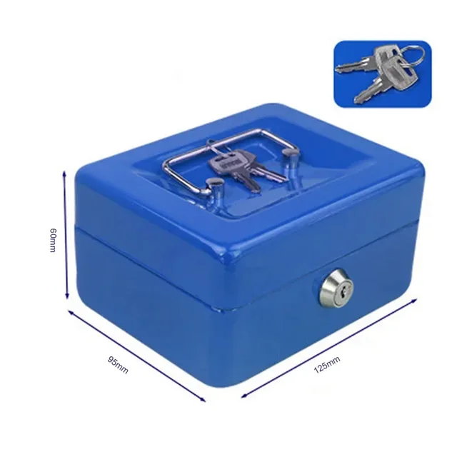 Protable Key Safe Box Key Locker Safe Home Shop Steel Safe Money Box Security Cash box Storage Hidden Coin Money Jewellery 2