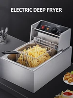 Single-cylinder Cooking Deep Fryer Stainless Steel Commercial Electric Fryer Snak Equipment 1