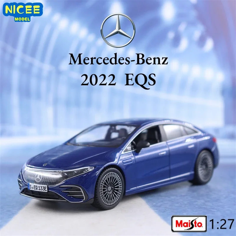 Maisto 1:27 2022 Mercedes-Benz EQS Alloy Car Model Diecasts & Toy Vehicles Collect Car Toy Boy Birthday gift B928