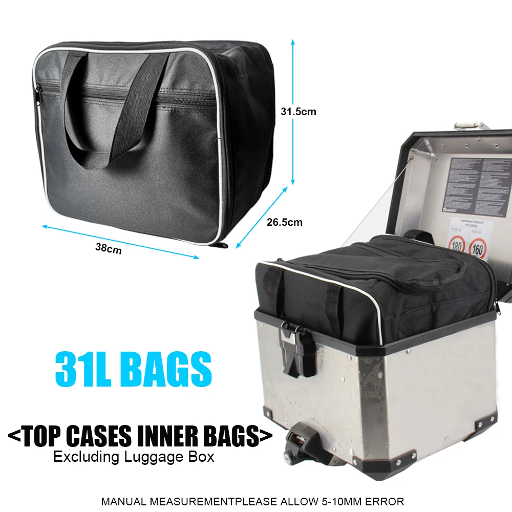 Motorcycle Saddlebag Luggage Bag For BMW R1200GS R1250GS F850GS F800GS F700 Adventure Motorcycle Bag Saddle Inner for BMW GS 1200 1250 GS LC ADV