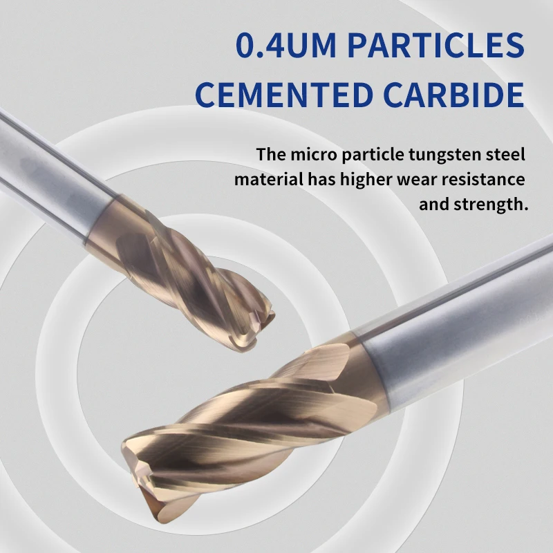 HRC62 ڳ   , ֽ ձ и Ŀ, R ޱ CNC ƮƮ ũ  и, 4  R0.2 mm R0.5 mm R2 mm