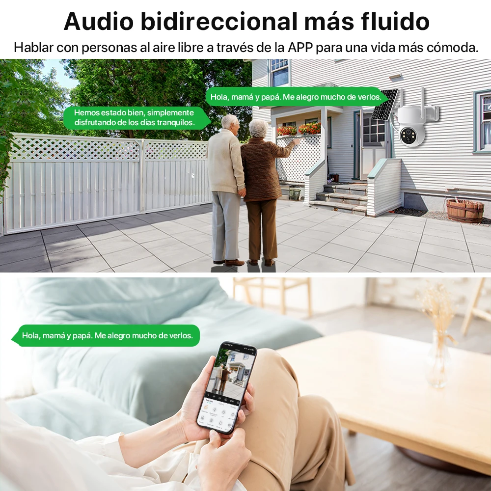 Xiaomi Cámara PTZ WiFi Exterior IP Solar 4MP Zoom 10X Batería iCsee - Image 5