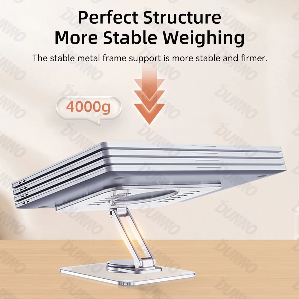 Suporte para Tablet Transparente Dobrável Rotação de 360 ° Suportes Ajustáveis para Ipad Phone Samsung Xiaomi Lenovo Suporte para Suporte - Imagem 2