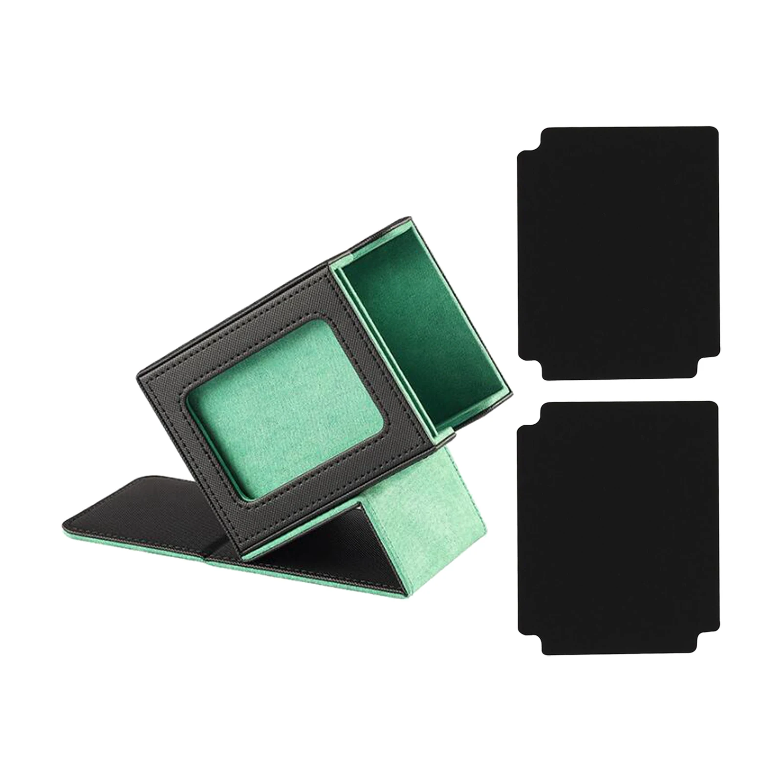 100+ Cards Deck Box Card Storage Box Premium PU Leather Container Gaming Card Holder for Collectible Cards 5