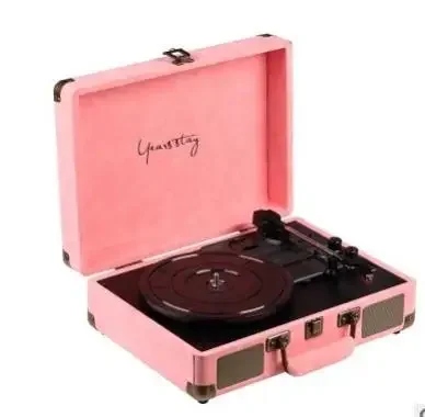 vinyl turntable Retro Portable Phonograph: Play Your Vinyl Anywhere You Go!