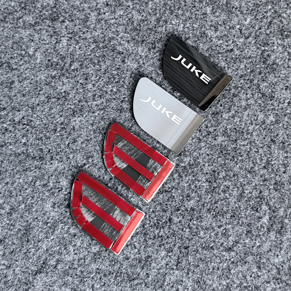 2019-2025 닛산 쥬크 자동차 액세서리용 블랙 메탈 인테리어 도어 핸들 커버 스티커