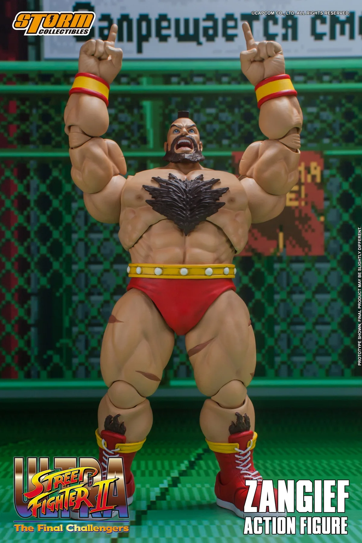 ZANGIEF Street Fighter II Action Figure para Fãs, Storm Toys, Conjunto  completo, 6 '', Em Stock, 1:12