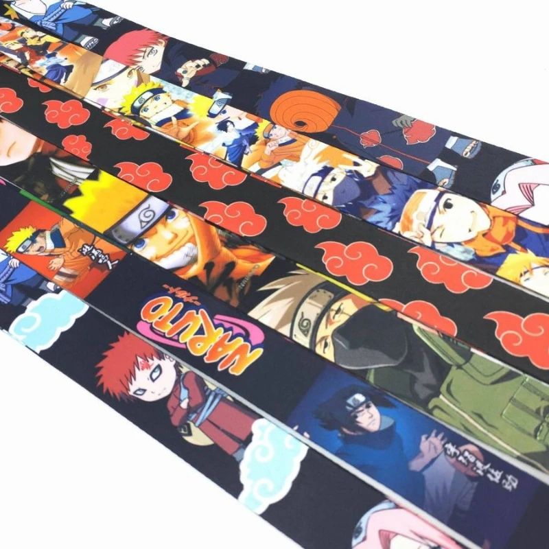 Naruto Anime Lanyard - Versatile Accessory for Phones, Keys, and ID Badges