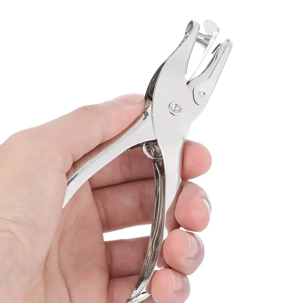 3/6mm Handhold Single Hole Punch Metal Puncher Tools for Scrapbooking Earring Necklace Cards School Stationery Office Supplies