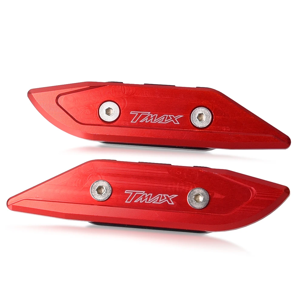 Copricerchio Specchio Retrovisore Per Yamaha TMAX 530 - CNC Alluminio, Colore Oro - Foto 2