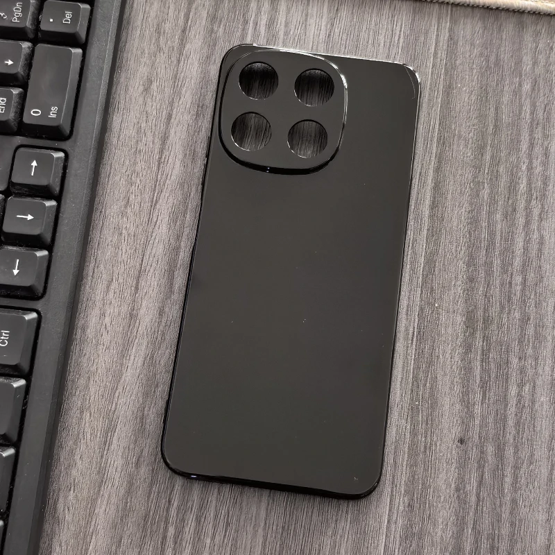 Ultra-Thin Black Transparent TPU Silicone Case
