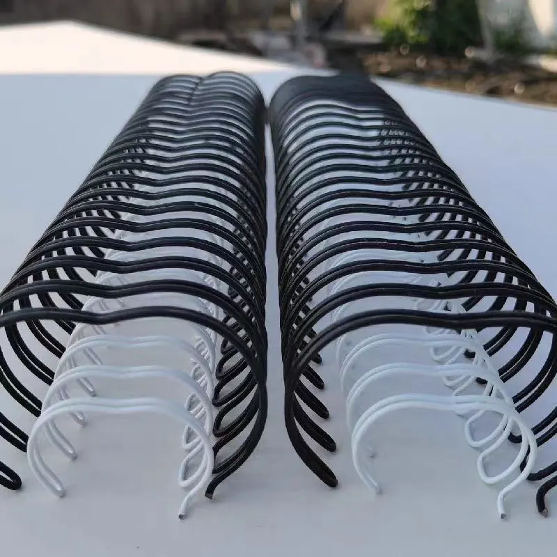 100pcs/Box 2:1 Pitch Metal YO Double Coil Calendar Binding A4 Binders Double Wire Loose-Leaf Notebook Spring Book Ring Accessory