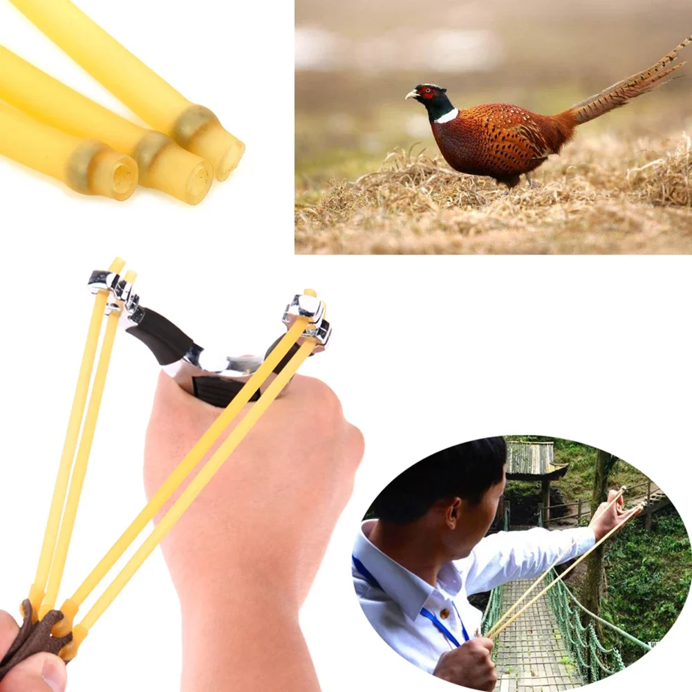 Powerful Hunting Outdoor Kit Catapult Latex Tape Replacement Accessory Natural Rubber Flat Elastic Band for Slingshot Shooting latex slingshot tube slingshot rubber band