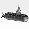 In Stock Submarine 1/72 75cm RC Submarine SLA Resin Assembly Kit German Type 212 Submarine Model 5